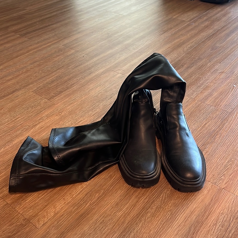 Zara over knee boots